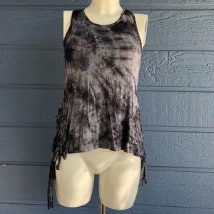 Tie dye top. High low
